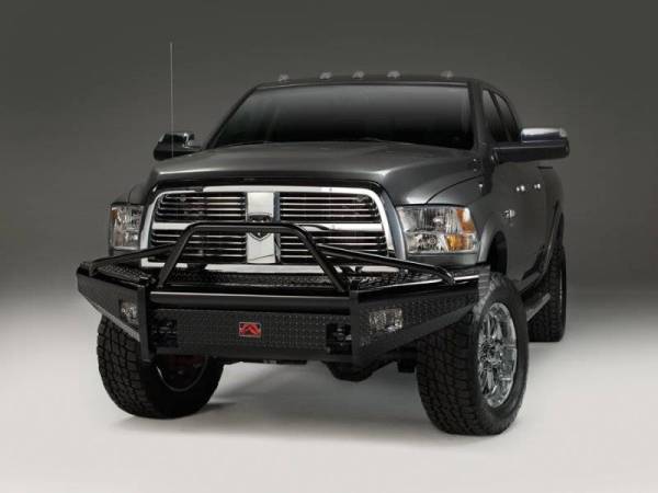 Fab Fours - Fab Fours DR06-S1162-1 Black Steel Front Bumper Pre Runner Dodge 2500/3500 2006-2009