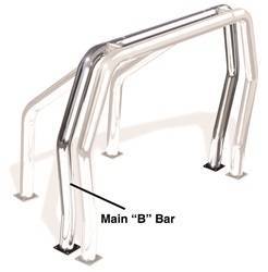 Go Rhino - Go Rhino 93002C Rhino Bed Bars Rear Main B Bar