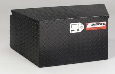 Owens - Owens 45001B Garrison Trailer Tongue Boxes Standard 35" Black Tool Box