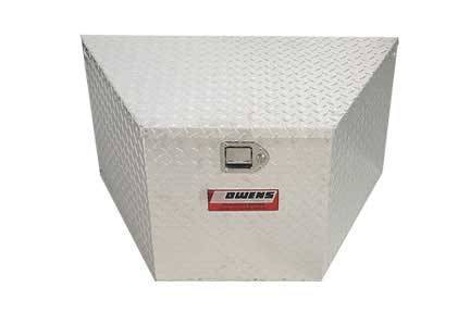 Owens - Owens 45002B Garrison Trailer Tongue Boxes Standard 49" Black Tool Box