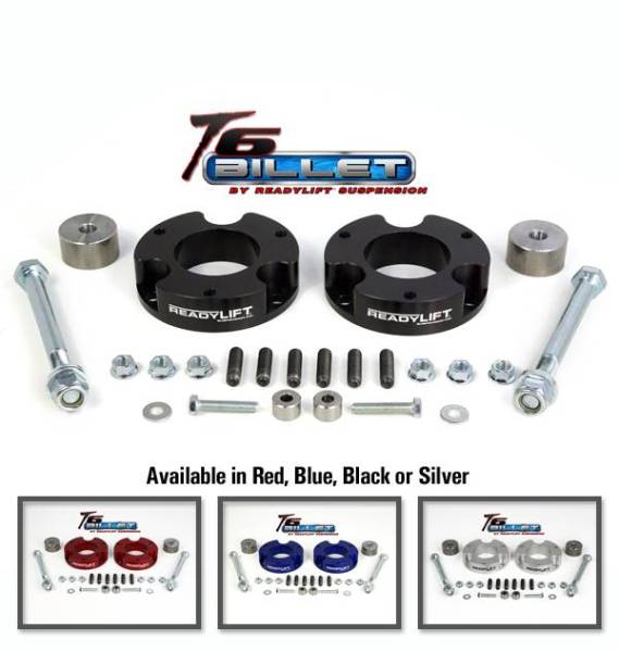 ReadyLIFT - ReadyLIFT T6-5055B 2.25" T6 Billet Leveling Kit Toyota Tacoma/Prerunner 2005-2012 2WD & 4WD 6-LUG Blue