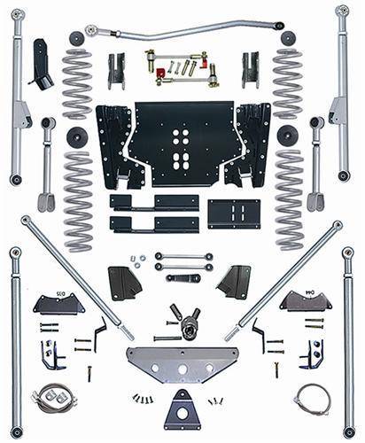 Rubicon Express - Rubicon Express RE7525 Long Arm Kit with Tri Link 5.5" Jeep LJ Unlimited 2004-2006