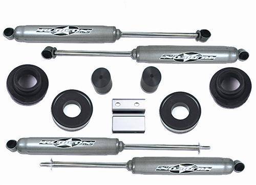 Rubicon Express - Rubicon Express RE8530 Jeep WJ 2" Budget Boost Kit Includes Shocks