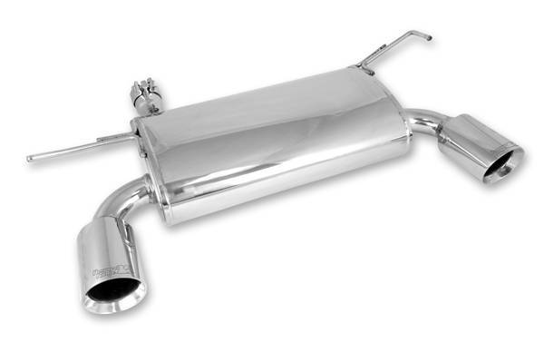 Rugged Ridge - Rugged Ridge 17606.75 Cat Back Exhaust Kit Stainless Steel with Dual Outlet Jeep Wrangler Jeep Wrangler JK 38L 2007-2010 2-Door Or 4 Door