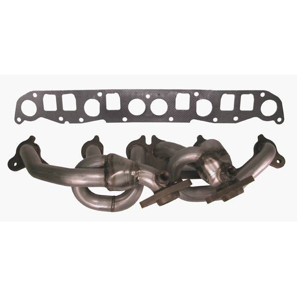 Rugged Ridge - Rugged Ridge 17650.02 Header Assembly 00-2006 40L Wrangler Includes Manifold Gaskets 409 Stainless