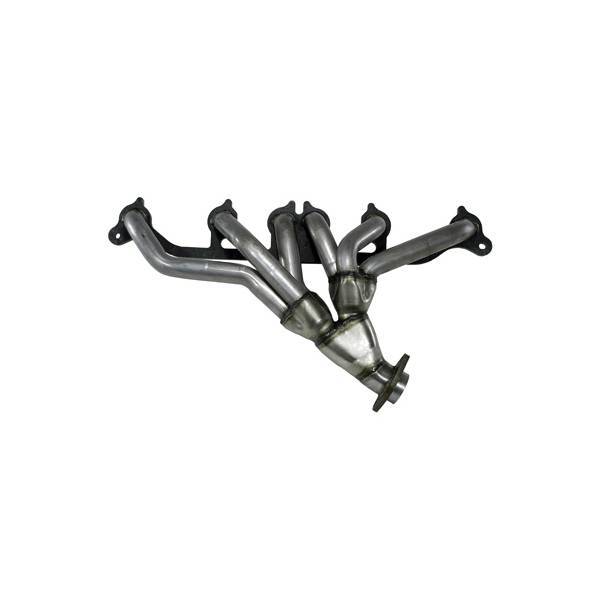 Rugged Ridge - Rugged Ridge 17650.01 Header Assembly 1991-1998 40L Wrangler/Cherokee Includes Manifold Gaskets 409 Stainless