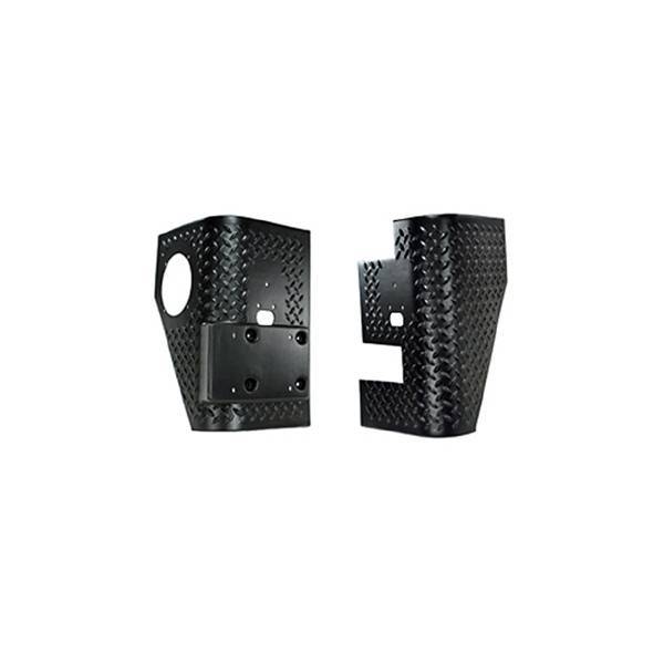 Rugged Ridge - Rugged Ridge 11650.01 Body Armor Rear Tall Corner Pair 1997-2006 Wrangler Except Unlimited Cannot Be Used With Bushwacker Brand Rear Flares