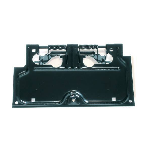 Rugged Ridge - Rugged Ridge 11233.01 License Plate Holder Black Powdercoated 1987-1995 Wrangler