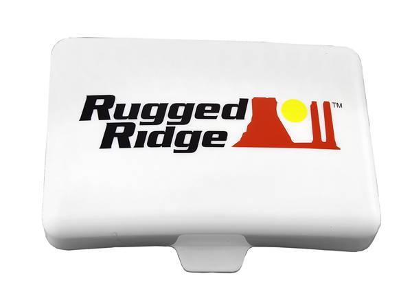 Rugged Ridge - Rugged Ridge 15210.56 Off Road Light Cover 5X7-Inch White Each