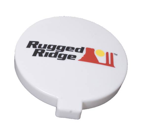 Rugged Ridge - Rugged Ridge 15210.58 Off Road Light Cover 6-Inch White Slim Each
