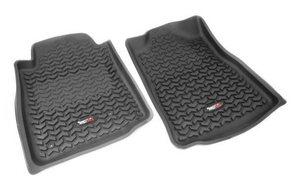 Rugged Ridge - Rugged Ridge 82904.10 All Terrain Floor Liners Front Pair Black Toyota Tacoma 2005-2011 All Cabs
