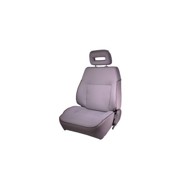 Rugged Ridge - Rugged Ridge 53420.09 Front Seat Factory Replacement With Recliner Gray All Suzuki Samurai Drivers Side