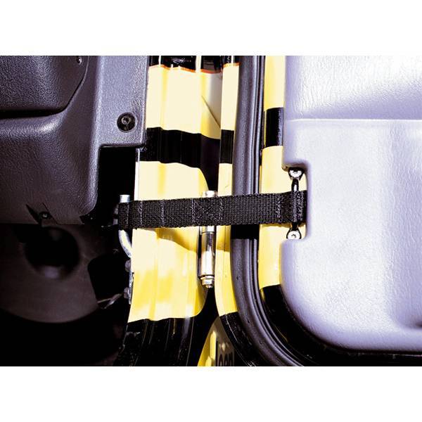 Rugged Ridge - Rugged Ridge 12103.01 Adjustable Door Strap Pair 1987-2006 Wrangler