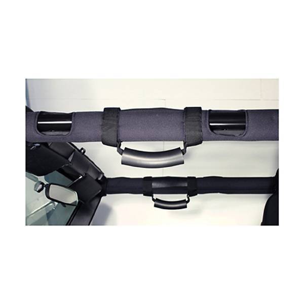 Rugged Ridge - Rugged Ridge 13305.02 Deluxe Grab Handles All Covered Jeep Roll Bars Pair 1955-2010