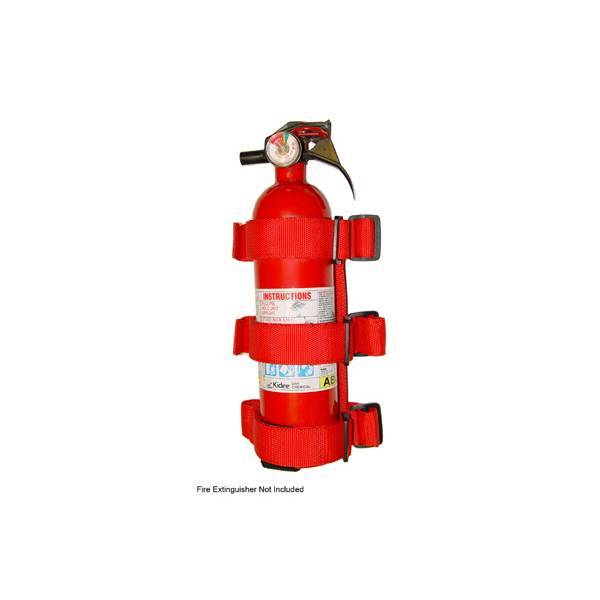 Rugged Ridge - Rugged Ridge 13305.20 Holder Red Fire Extinguisher Sport Bar