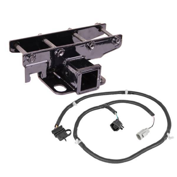 Rugged Ridge - Rugged Ridge 11580.51 Hitch Kit Jeep Wrangler Jeep Wrangler JK 2007-2012 Includes Hitch And Wiring Harness Hitch Rated At 3500Lbs 4 Door And 2000Lbs 2 Door Black