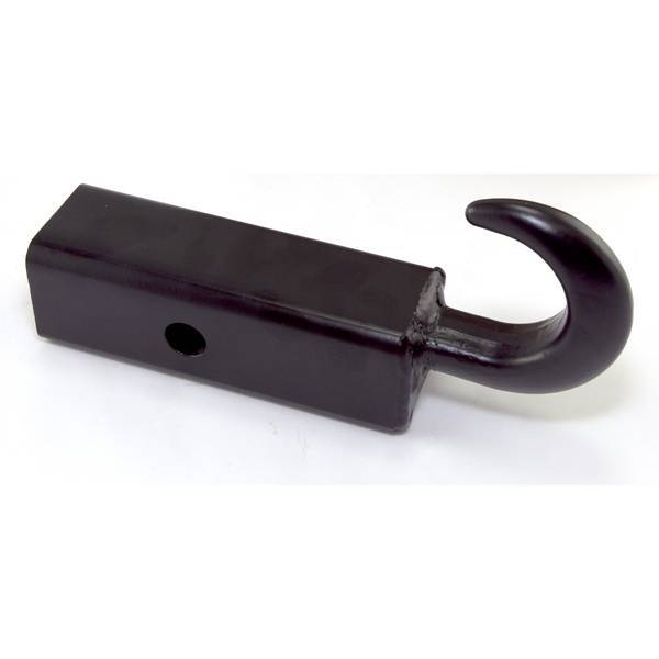Rugged Ridge - Rugged Ridge 11237.01 Receiver Tow Hook All 2 Inch Receiver Hitch Boxes Universal Application