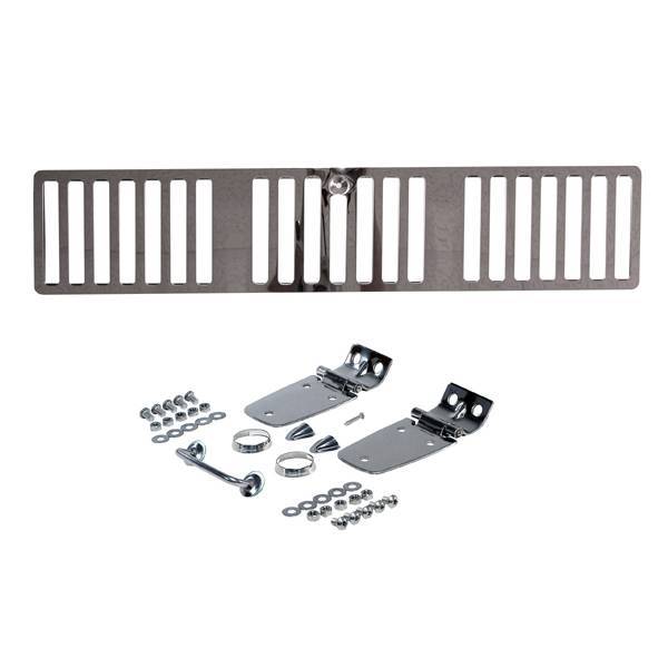 Rugged Ridge - Rugged Ridge 11101.02 Complete Hood Kit 1997 Jeep Wrangler Hood Catches Not Included Stainless