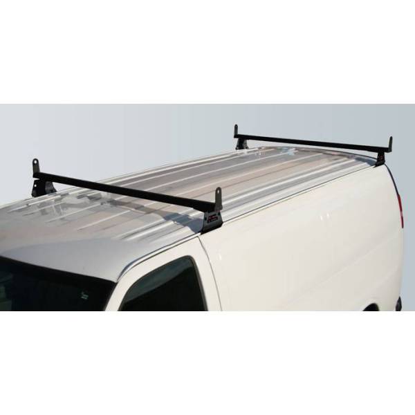 Vantech - Vantech H3076W 2 Bar with A03 Side supports Aluminum White Ford Econoline 1975-1991