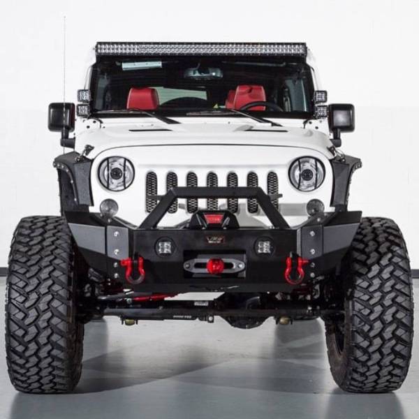 VPR 4x4 - VPR-126-S-S Front Bumper Ultima Short Jeep Wrangler JK 2007-2018