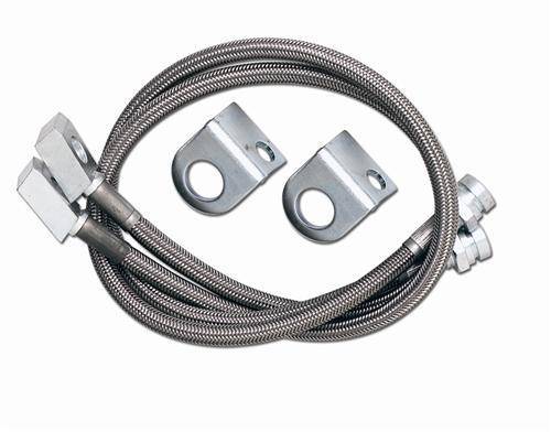 Rubicon Express - Rubicon Express RE1550 Stainless Steel Brake Line Front 22"