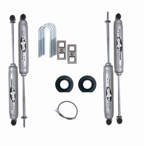 Rubicon Express - Rubicon Express RE6165 Jeep XJ 2" Budget Kit with Rear Block Includes Shocks