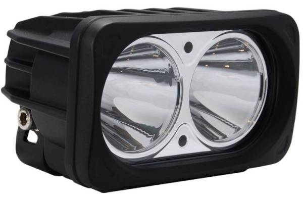 Vision X - Vision X MIL-OP210 Optimus Series Prime Black Two 10-Watt LEDs Light 10 Degree Beam