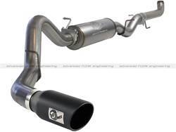 aFe Power - aFe Power 49-44017-B LARGE Bore HD Down-Pipe Back Exhaust System