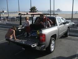 BAK Industries - BAK Industries 72512BT Hard Folding Truck Bed Cover and Sliding Rack System