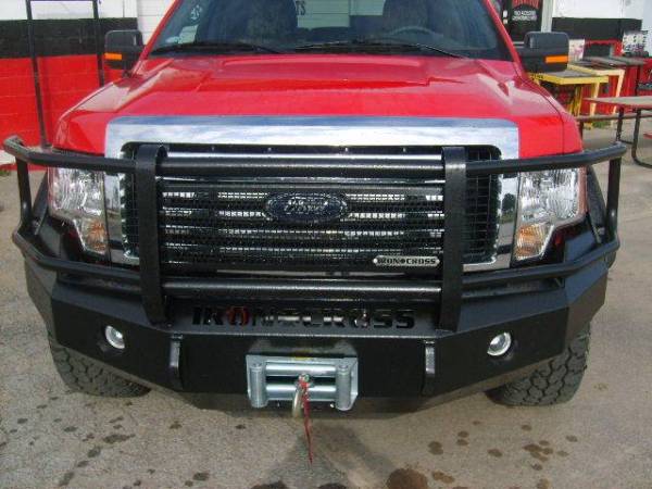 Iron Cross - Iron Cross 24-705-07 Winch Front Bumper with Grille Guard Toyota Tacoma 2007-2011