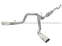 aFe Power - aFe Power 49-44044-P LARGE Bore HD Down-Pipe Back Exhaust System