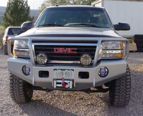 Trail Ready - Trail Ready 10301G Winch Front Bumper with Full Guard Chevy Silverado 1500 1999-2002