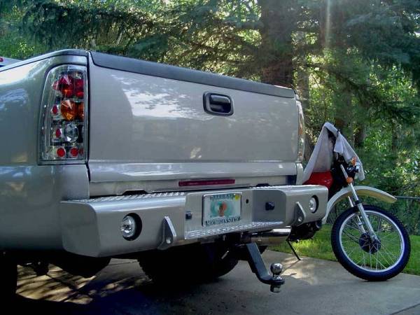 Trail Ready - Trail Ready 55500 Rear Bumper with D-Ring Tabs GMC Sierra 1500/2500/3500 1999-2013