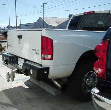 Trail Ready - Trail Ready 19900 Rear Bumper with D-Ring Tabs Dodge Ram 1500 1994-2001