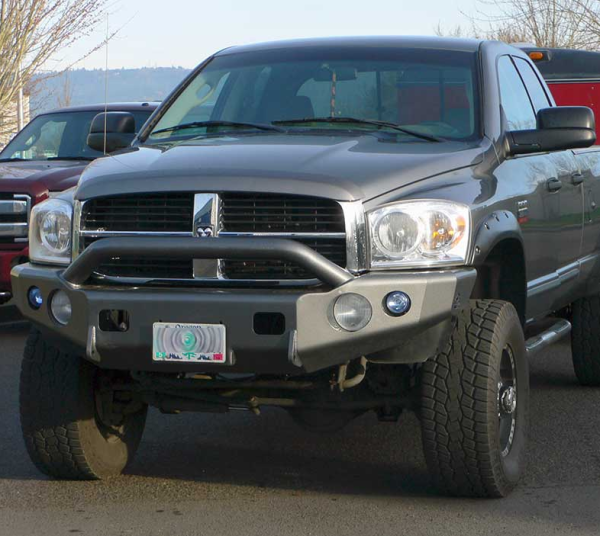 Trail Ready - Trail Ready 11601P Winch Front Bumper with Prerunner Guard Dodge Ram 1500 2006-2008