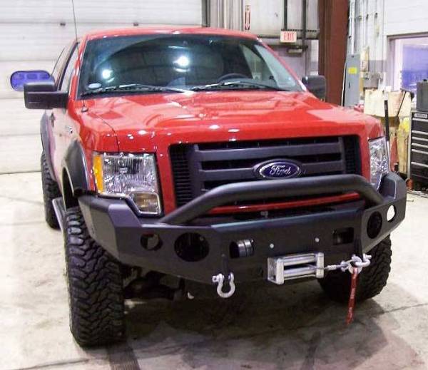 Trail Ready - Trail Ready 12225P Winch Front Bumper with Prerunner Guard Ford Expedition 2007-2014