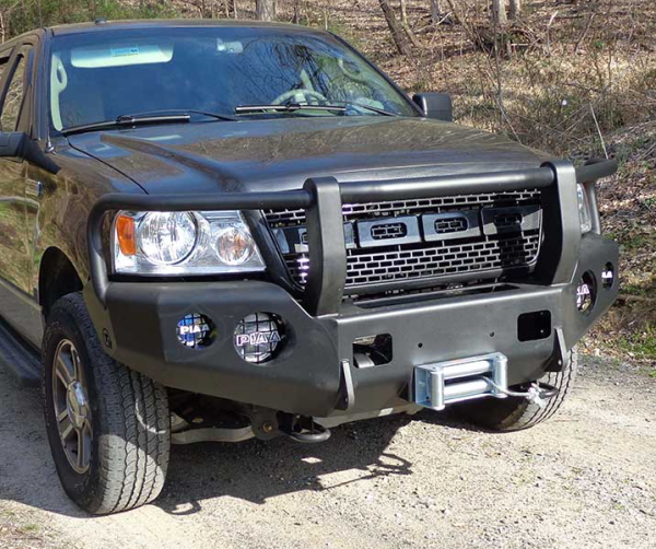 Trail Ready - Trail Ready 12201G Winch Front Bumper with Full Guard Ford F150 2004-2008