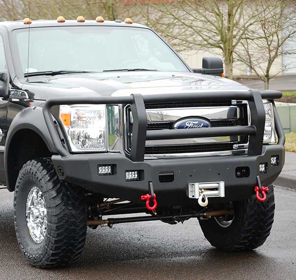 Trail Ready - Trail Ready 12304G Winch Front Bumper with Full Guard Ford F250/F350 2008-2010