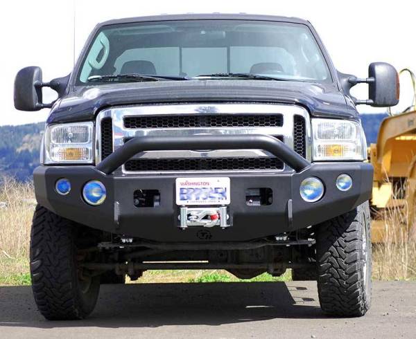 Trail Ready - Trail Ready 12302P Winch Front Bumper with Pre-Runner Guard Ford F250/F350 2004