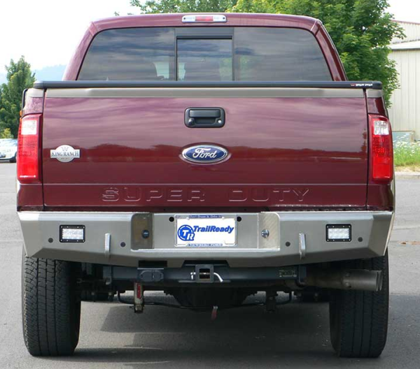 Trail Ready - Trail Ready 18560 Rear Bumper with D-Ring Tabs Ford F250/F350 1999-2016