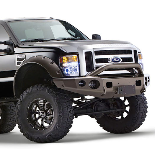 Trail Ready - Trail Ready 12322P Winch Front Bumper with Prerunner Guard Ford F450/F550 2011-2016