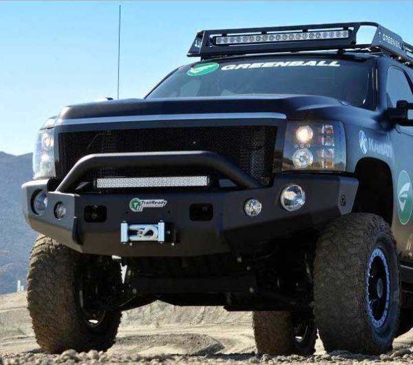 Trail Ready - Trail Ready 10800P Winch Front Bumper with Prerunner Guard GMC Sierra 2500/3500HD 2007-2010