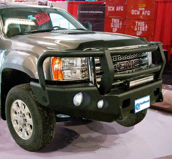 Trail Ready - Trail Ready 10800G Winch Front Bumper with Full Guard GMC Sierra 2500/3500HD 2007-2010