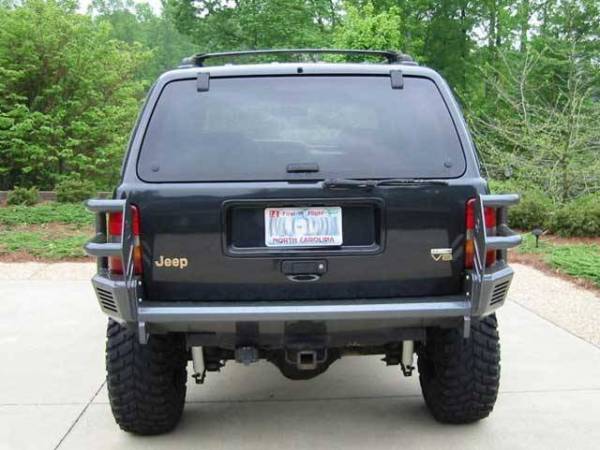 Trail Ready - Trail Ready 2200G Rear Bumper with Light Guards Jeep Grand Cherokee 1993-1998