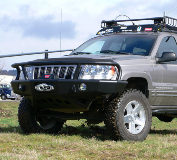 Trail Ready - Trail Ready 18000G Winch Front Bumper Jeep Grand Cherokee 1999-2004