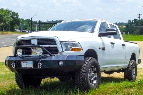 American Built - American Built POD23102 Panther Winch Front Bumper with Push Bar Dodge Ram 2500/3500 2010-2018