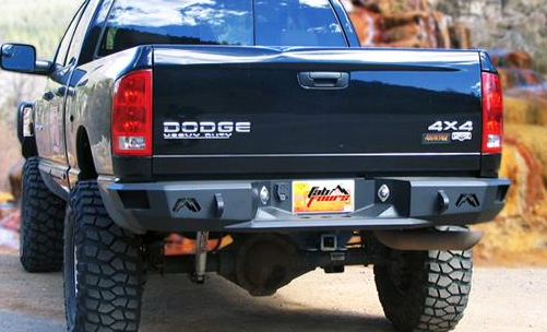 Fab Fours - Fab Fours DR03-W1050-1 Premium Rear Bumper Dodge 2500/3500 2003-2009