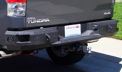 Fab Fours - Fab Fours TT07-W1550-1 Premium Rear Bumper Toyota Tundra 2007-2013