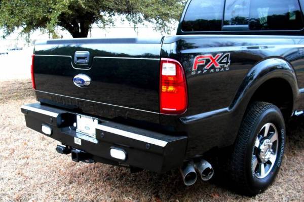 American Built - American Built 3RF23992 Panther Rear Bumper with Lights Ford F250/F350 2011-2016