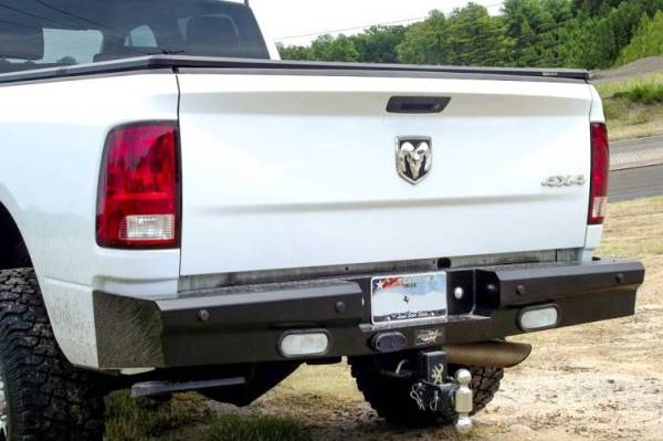 American Built - American Built 3RD23102 Panther Rear Bumper with Lights Dodge Ram 2500/3500 2010-2013